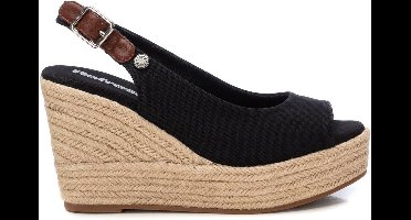 Refresh 172807 Canvas Wedge Espadrilles Zwart EU 38 Vrouw