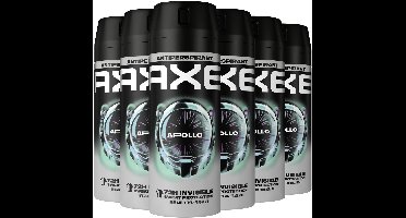 AXE Anti-transpirant Spray - Apollo - 6 x 150 ml - Voordeelverpakking
