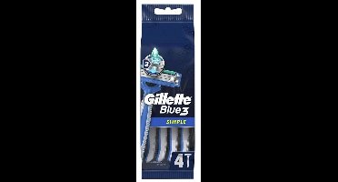 Gilette Blue 3 Simple 4 stuks