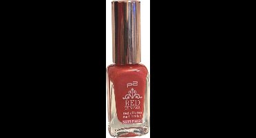 P2 EU Cosmetics Red Temper Satin Finish Nagellak 010 Tempting red 10ml watermeloen