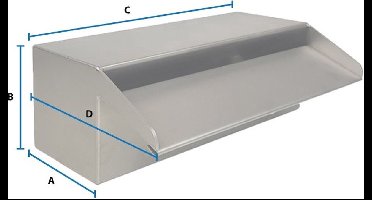 Aquaking RVS Waterval 60 cm Complete Set Incl. Vijverpomp, Waterslang & RVS Slangklem - Tuin - Vijverpomp - Vijver - Waterval - Waterval voor Vijver - Vijverwaterval