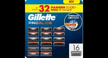 Gillette Fusion5 Proglide Scheermesje Voor Mannen - 16 stuks
