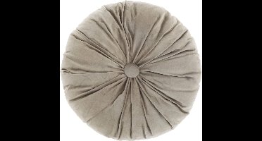 BASICS - Sierkussen - 40 cm rond - Effen kleur - Luxe uitstraling