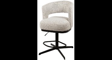 Barstoel Bruce draaipoot 360 verstelbaar - Coco Salt 'n Pepper