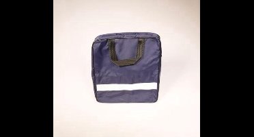 Rolstoeltas - Basic - Blauw - 38 x 37 cm - Reflecterende strip