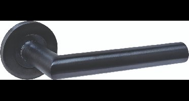 Intersteel Deurkruk Q 01 op rozet verdekt ø52x6mm PVD zwart