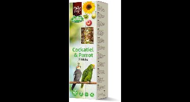 HobbyFirst King Sticks Valkparkieten & Papegaai Fruit 180 gr