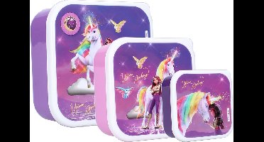 Vadobag Unicorn Academy Snackbox en Fruitdoos - 3in1