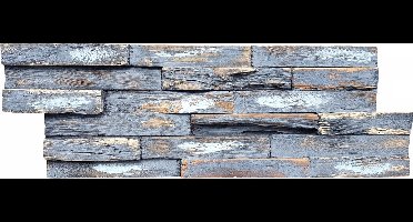 Houtstrips 3D Teakhout Makassar 50x18cm