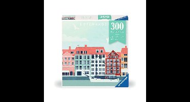Ravensburger Moment City Kopenhagen, 300 stukjes, puzzel voor volwassenen, 12000769