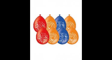 Paperdreams Welkom thuis Ballonnen - 8x - multi kleuren - versiering/feestartikelen