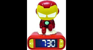 Iron Man Nachtlampje Wekker met geluiden