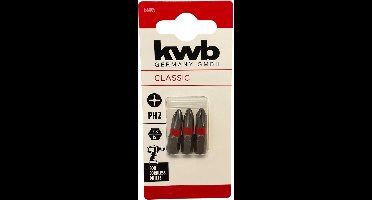 KWB 3 bitjes standaard 25mm PH2