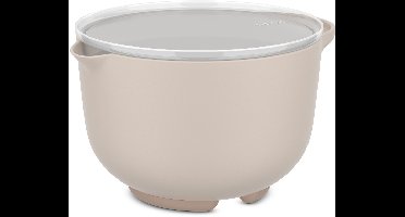 Mepal Beslagkom met deksel Chef it - 1500 ml - Schaal - Magnetron- en vaatwasmachinebestendig - Bakspullen - Chalk