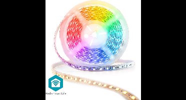 Nedis SmartLife LED Strip – 5 m – RGB + Warm/Koud Wit – WiFi – Android / IOS
