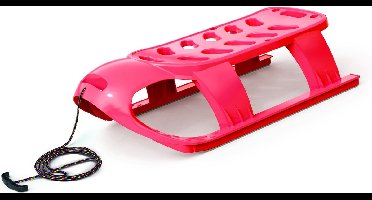 Tuilana ® - Winterslee - Slede - Kinderslee - Sneeuwslee - Davos - Kunststof - Inclusief trekkoord - Rood