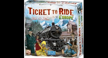 Ticket to Ride Europe - Nederlandstalig Bordspel - Strategisch Gezelschapsspel voor Familie & Vrienden