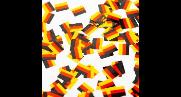 450 stuks Tafel confetti papier Duitsland - Hapjes Cocktail Tapas Zomer Terras EK WK Voetbal Decoratie Tafelconfetti