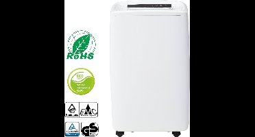 3-in-1 luchtontvochtiger luchtreiniger - 12L/dag ontvochtiger voor 15㎡ -Wasdroogfunctie-1,5L watertank/LED-scherm/24-uurs timer/schimmel- en vochtbestendig-wit