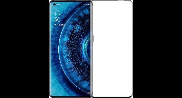 LuxeBass Full Glas screenprotector geschikt voor - Oppo Reno 6 Pro - Transparant - Volledige dekking - Premium Glas - beeldscherm - scherm - tempered glas