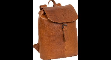 MUSTANG Leren Vrije tijd rugzak Rugzak Catania Leather Backpack Cognac Bruine