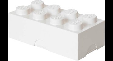 LEGO - Lunchbox Brick 8 - Polypropyleen - Wit