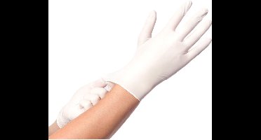 Comforties Nitril handschoenen (soft nitril) Basic wit 100 stuks Maat: L Comforties - Blauw - Nitril