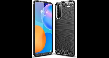 Just in Case hoesje geschikt voor Huawei P Smart 2021 - Rugged TPU - Zwart