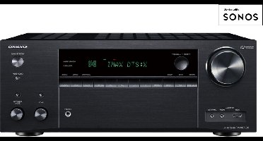 Onkyo TX-NR7100 Black AV-receiver | 9.2 | DAB+ , FM , internetradio | Bluetooth | Wi-Fi | Multiroom | Works with Sonos | DTS Play-Fi | AirPlay 2 | Chromecast | Streaming Services | 8K | HDMI 2.1 | Klipsch Optimize Mode | THX Select
