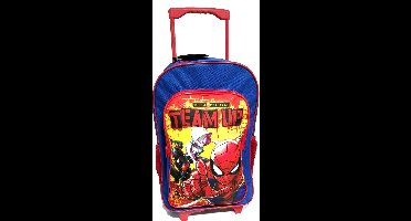 SPIDER-MAN & Miles Morales Trolley Rugzak School Tas Logeren 6-12 Jaar Spiderman