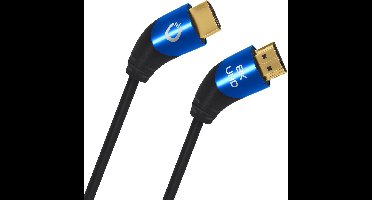 Oehlbach: Ultra high-speed HDMI kabel 40°-stekker - 3M - Zwart