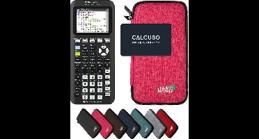 TI-84 Plus Ce -T Python Edition incl. WYNGS Beschermhoes Roze - Grafische Rekenmachine - Basis Pakket