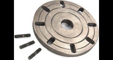 HBM 160 mm. Opspanplaat voor de HBM 180 x 300 Metaaldraaibank met Digitaal Display