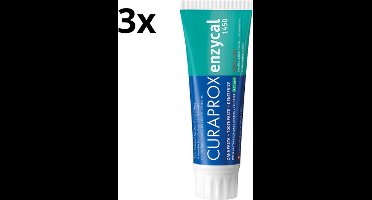 Curaprox Enzycal 1450 Tandpasta - 3 x 75 ml - Voordeelverpakking