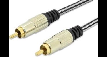 Ednet - Audiokabel 1.5m - Goud - Tulp Aansluiting