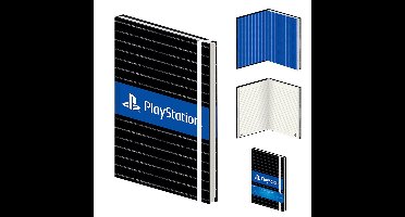 Playstation (Pinstripe) A5 Premium Notitieboek