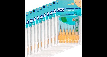 Tepe X Zacht Ragers - Interdentale Borstels 0.45mm Lichtoranje Voordeelverpakking