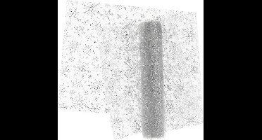 Unique Living - Decofabric Ice Star - 28x300cm - Silver