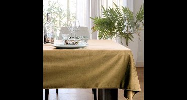 Unique Living - Tafelkleed Velours - 145x250cm - Gold