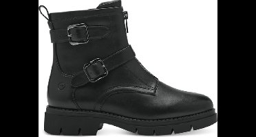 Tamaris dames bikerboot - Zwart - Maat 37