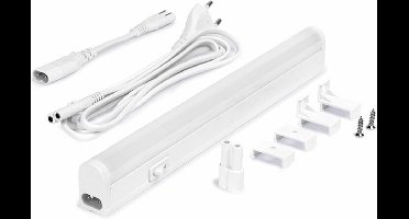 Ledmaxx LED Montagebalk met schakelaar 30cm 5W 500lm 4000K | koppelbaar | Geen fitting | Koel Wit | 5 watt | 25.000 Branduren