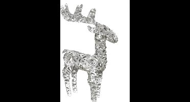 Metalen Rendier met 50 LEDs - Kerstverlichting - 66cm hoog