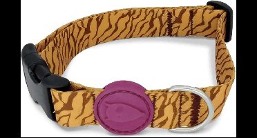 Morso - Halsband Hond - Gerecycled - Jungle Drum - Groen - 30-42X1.5 cm