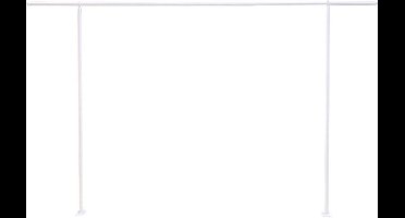 Chaks Tafelklem/tafelhaak - wit - metaal - verstelbaar - 120-180 x 3,7 x 106 cm