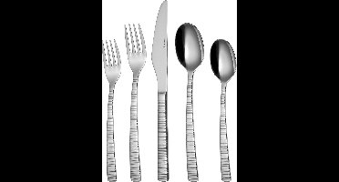 Sola Bali Bestekset 8 persoons - 70 delig - Zilverwit Premium Edelstaal 18/10 - Vaatwasserbestendig