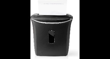 Nedis Papierversnipperaar – 6x A4 – Veiligheidsnorm DIN P-4 – 12L – 300W – Zwart