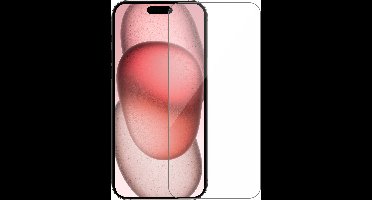 Screenprotector - Geschikt voor Apple iPhone 15 - Extra Sterk - Beschermglas - Gehard Glas - Tempered Glass - Screen Protector - Bescherm Cover