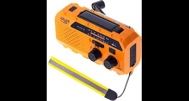 Multifunctionele FM radio - Ingebouwde zaklamp + powerbank
