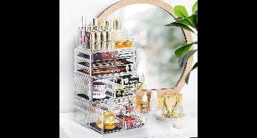 make-uptafel, parfumorganizer - osmetics organizer for storage - cosmetica-organizer voor opslag