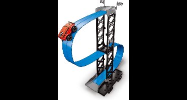 Gearbox Magnetische Racebaan - 0,5 Meter Hoog - 12 Onderdelen - Inclusief Auto - Blauw